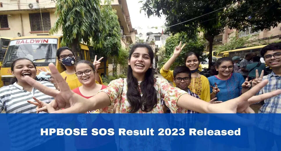 HPBOSE SOS Result 2023 Released: Check Class 8th, 10th, and 12th Results at hpbose.org