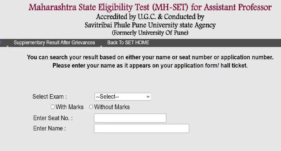 MH SET 2024 Result Available Now: Find Out Your Score at setexam.unipune.ac.in