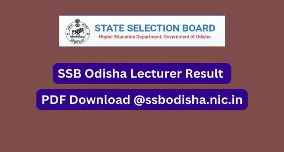 SSB, Odisha Lecturer Result 2024 – Written Exam Result & Cutoff Marks Released Show me 5 titles of other website which have posted LAtest similar content with diffrent title in english also mention the website name infront of titles and  Show me 5 titles of other website which have posted LAtest similar content with diffrent title in hindi also mention the website name infront of titles