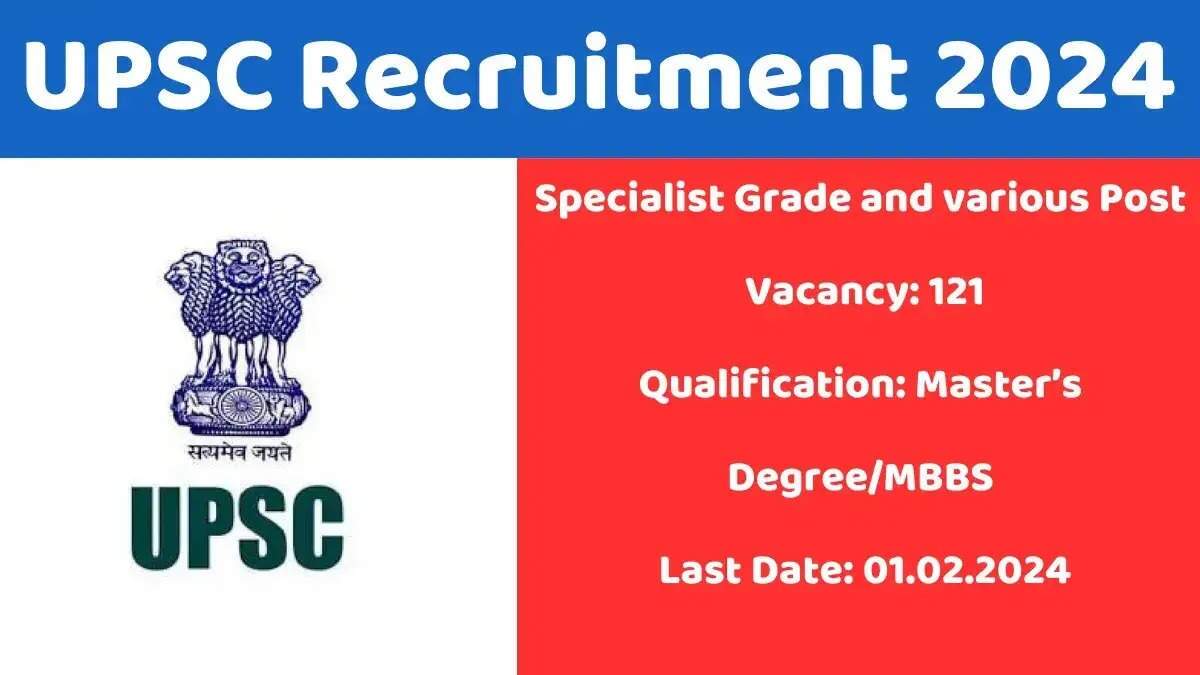 UPSC 2023 Exam: Final Results Out for Assistant Professor, Specialist Grade III, and More