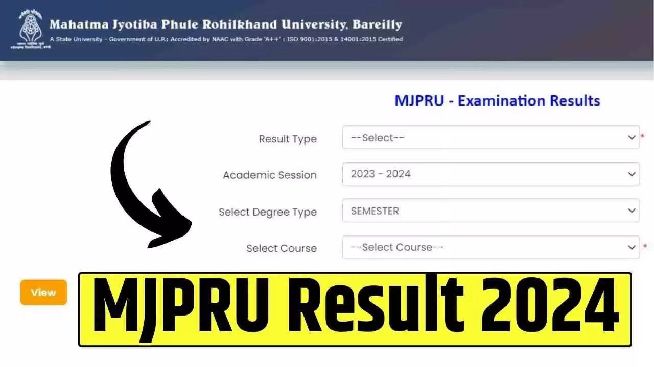 MJPRU Result 2024 Released: Direct Link To Download UG And PG ODD ...