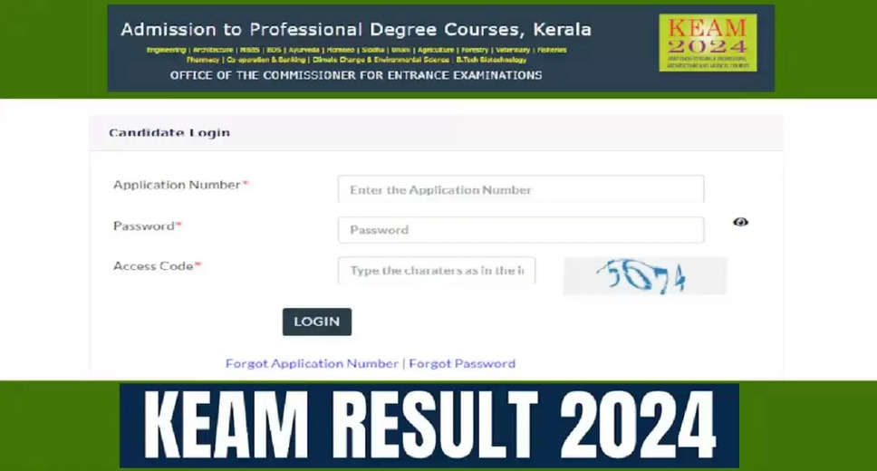 KEAM 2024 Exam Results Declared: How to Download Rank Card from cee.kerala.gov.in