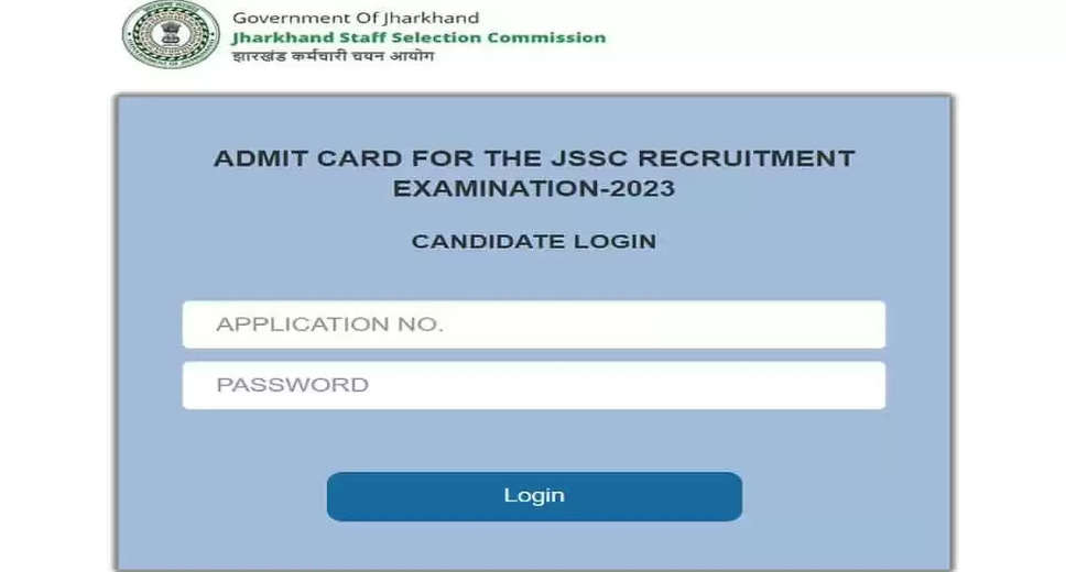 JSSC Teacher Exam Admit Card 2024 Now Available for Download on jssc.nic.in