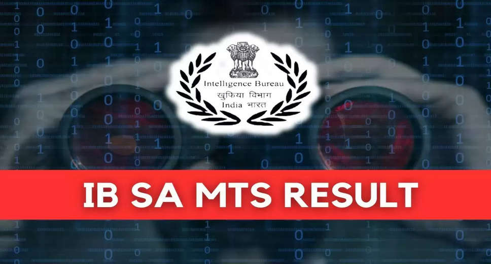 IB SA MTS Result 2024 Out, Merit List and Result PDF