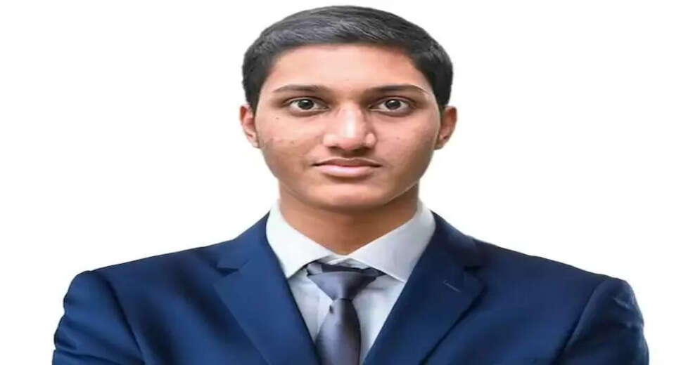 NEET 2024 Topper from Andhra Pradesh, Gattu Bhanuteja Sai, Reveals Study Routine: 12-14 Hours Daily