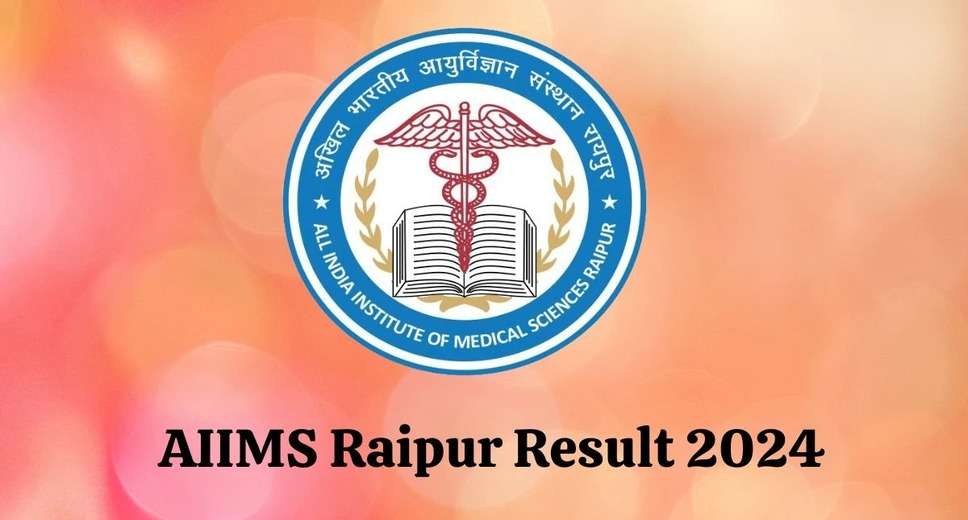 AIIMS Raipur Senior Resident 2024 Interview Results Announced