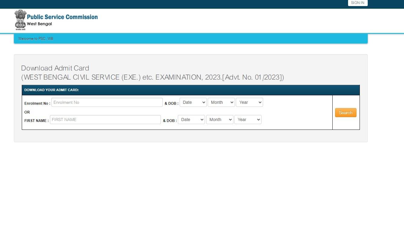 WBCS Prelims Admit Card 2023 Released: Download Here 