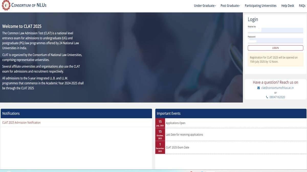 CLAT 2025 Registration Opens Today: Step-by-Step Guide to Register