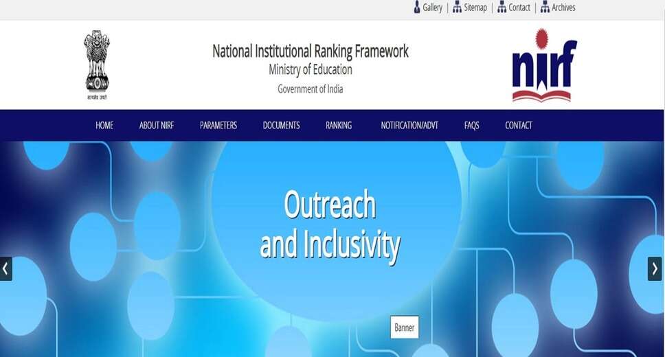 NIRF 2024 Rankings to be Revealed Today by Ministry of Education at 3 PM