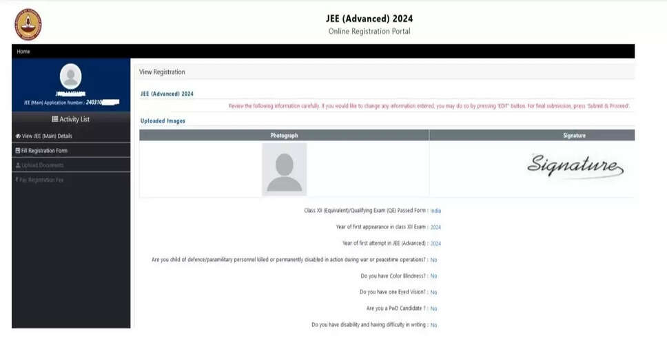 Registration window for JEE Advanced 2024 closing tomorrow: Direct link and steps to apply