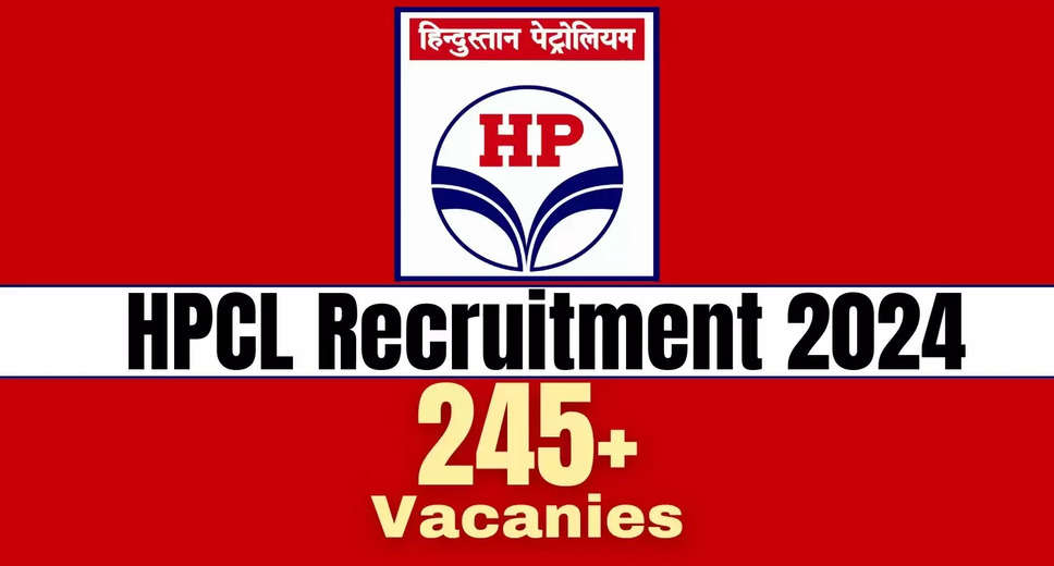 HPCL Recruitment 2024: Apply Online for 247 Mechanical Engineer, Sr Officer & Other Vacancies