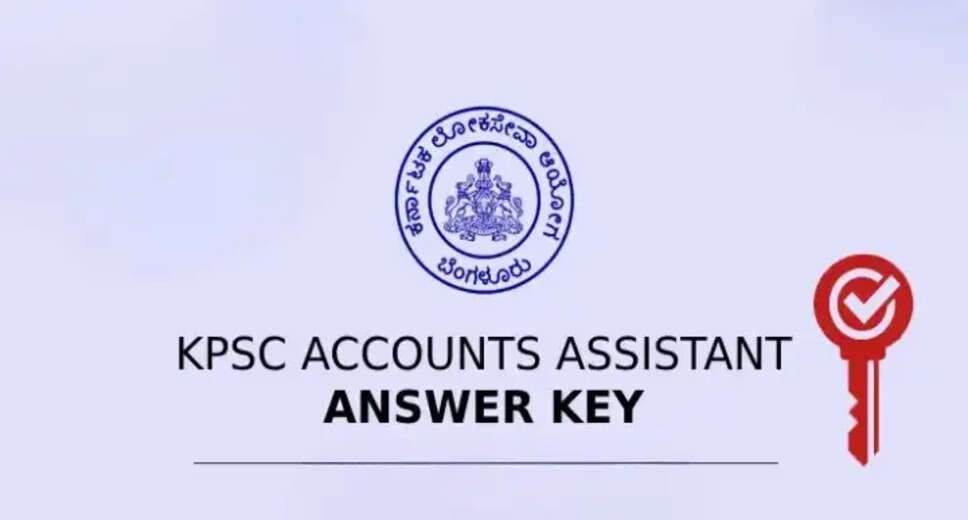 Karnataka PSC Junior Accounts Assistant Answer Key 2023 Out! Check Your Scores Now