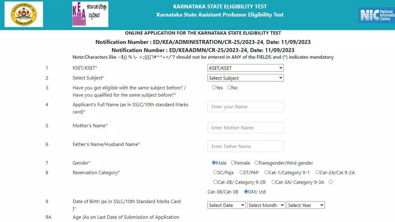 Karnataka SET 2024: Online Application for State Eligibility Test Now Open