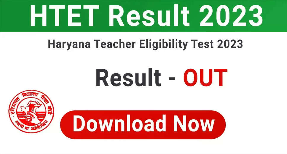 HTET 2023 Result Update: Revised Result Announced, Check Your Scores Now