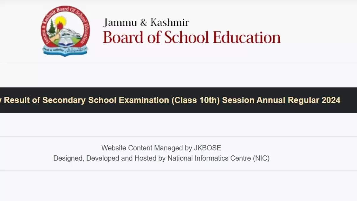 The Jammu and Kashmir Board of Secondary Education (JKBOSE) has released the Class 10 board exam results for 2024. Students can now check their results online by visiting the official website. Here’s a comprehensive guide on how to access your results and important information regarding the scorecards.  How to Check JKBOSE Class 10 Results 2024 Online:  Step-by-Step Guide:  Visit the Official Website: Go to the official JKBOSE website at jkbose.nic.in.  Navigate to the Results Tab: Look for the results tab on the homepage of the website.  Find the Class 10 Result Link: Locate and click on the link that reads ‘Class 10 Result’.  Enter Your Details: You will be prompted to enter your roll number and date of birth. Ensure that you have these details ready.  Submit Your Information: After entering your details, double-check for accuracy before clicking the submit button.  View Your Report Card: If the entered information is correct, your report card will appear on the screen.  Download the Result: Download the result as a PDF document for future reference.  Print Your Report Card: It is advisable to print a copy of the report card for your records.  Details Mentioned on the JKBOSE Class 10 Scorecard:  Roll Number: Your unique identification number for the exam. Parents' Names: Names of your parents as per school records. Registration Number: Your registration number assigned by the board. School Name: The name of your school. Subjects and Codes: Names and codes of the subjects you appeared for. Marks per Subject: Marks obtained in each subject. Total Marks: Aggregate marks obtained. Grades: Grades awarded in each subject. Division: The division acquired based on total marks. Passing Status: Whether you have passed the exam or not. Important Note: Students should note that the online mark sheets are not official documents. You must collect the original certificates from your school authorities as soon as they are available.  Qualifying Certificate: A qualifying certificate will be issued to candidates who achieve qualifying grades (A1 to D) in all subjects, excluding Additional/Optional/Vocational subjects as specified in the scheme of studies.