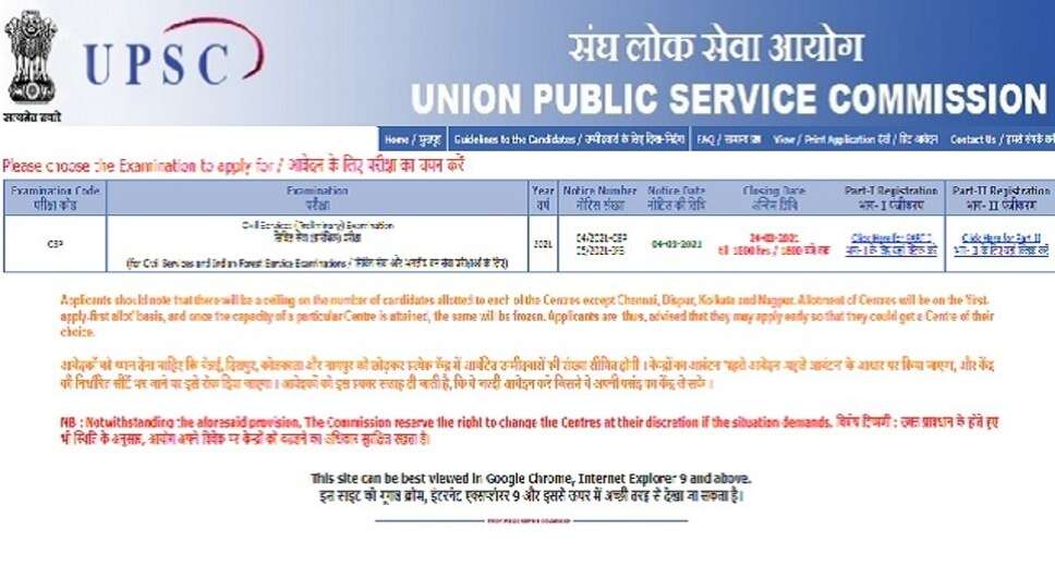 UPSC 2024 Civil Services Exam Notification Released: Apply Now for IAS, IFS & More (1206 Vacancies)