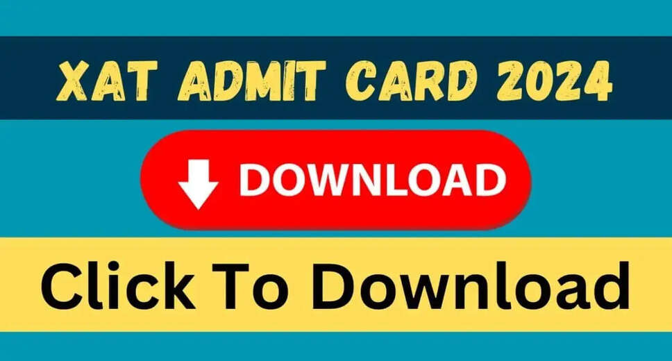 XAT 2024 Hall Ticket Released: Download Yours at xatonline.in
