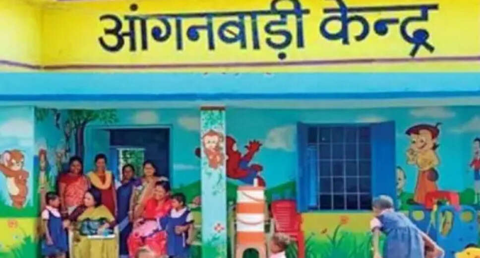 Children will be educated at Anganwadi centers Children will be educated at Anganwadi centers