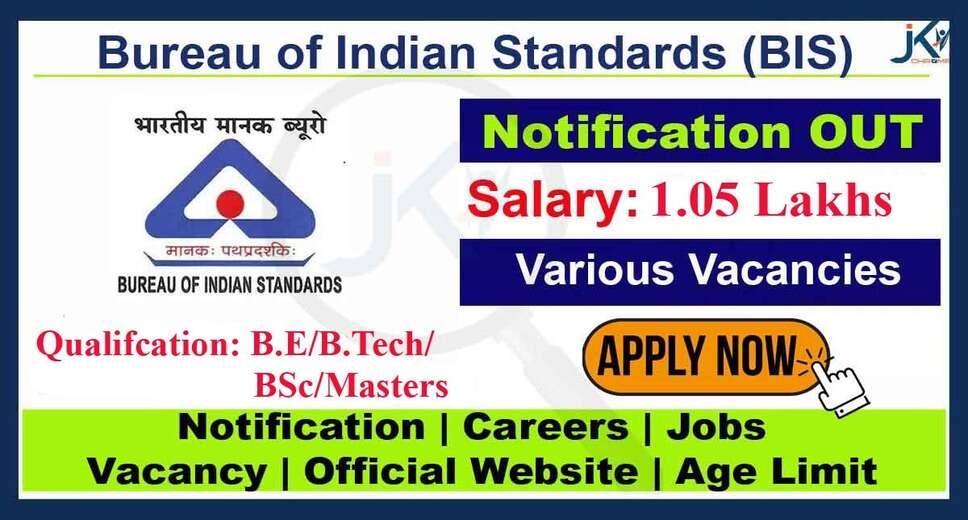 BIS Scientist-B Recruitment 2023: Apply Online for 09 Vacancies