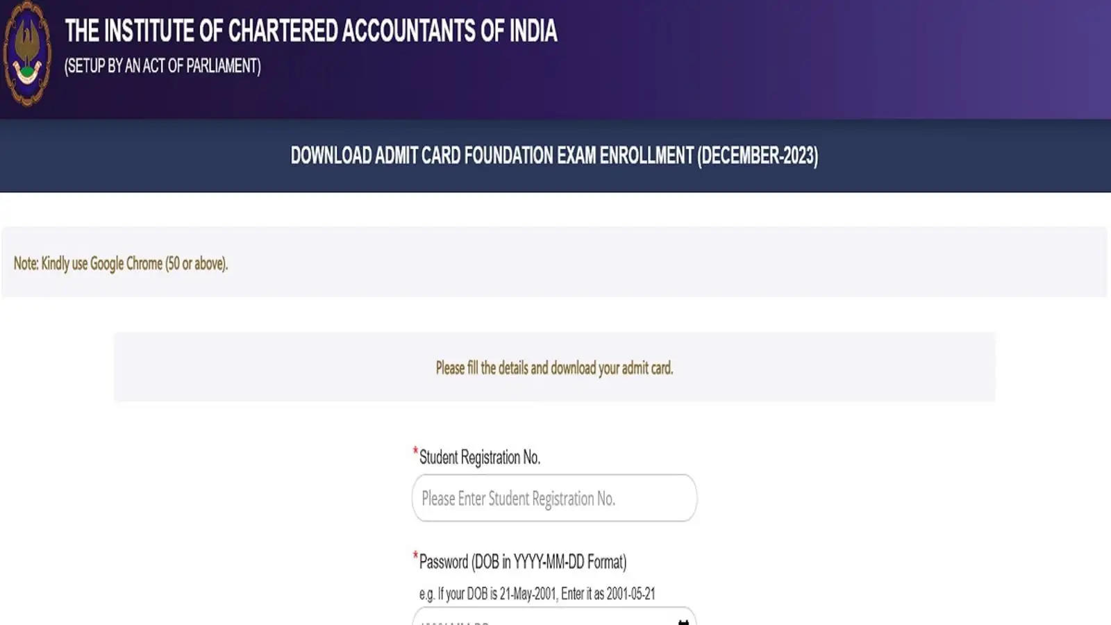 CA Foundation December 2023 Admit Card Out Now! Download It Here