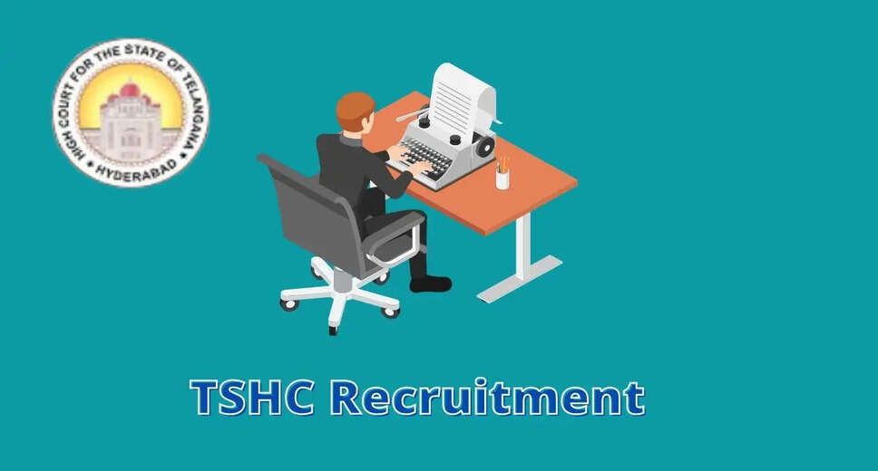 TSHC Recruitment 2023: A great opportunity has emerged to get a job (Sarkari Naukri) in the Telangana High Court (TSHC). TSHC has sought applications to fill the posts of Office Sub-Ordinate (TSHC Recruitment 2023). Interested and eligible candidates who want to apply for these vacant posts (TSHC Recruitment 2023), can apply by visiting TSHC official website tshc.gov.in. The last date to apply for these posts (TSHC Recruitment 2023) is 31 January 2023. Apart from this, candidates can also apply for these posts (TSHC Recruitment 2023) by directly clicking on this official link tshc.gov.in. If you need more detailed information related to this recruitment, then you can view and download the official notification (TSHC Recruitment 2023) through this link TSHC Recruitment 2023 Notification PDF. A total of 1200 posts will be filled under this recruitment (TSHC Recruitment 2023) process. Important Dates for TSHC Recruitment 2023 Online Application Starting Date – Last date for online application - 31 January 2023 Details of posts for TSHC Recruitment 2023 Total No. of Posts- : 1200 Posts Eligibility Criteria for TSHC Recruitment 2023 Office Sub-Ordinate- Bachelor's degree from recognized institute and experience Age Limit for TSHC Recruitment 2023 The age limit of the candidates will be valid 34 years. Salary for TSHC Recruitment 2023 Office sub-ordinate Selection Process for TSHC Recruitment 2023 Office Sub-Ordinate- Will be done on the basis of written test. How to apply for TSHC Recruitment 2023 Interested and eligible candidates can apply through TSHC official website (tshc.gov.in) by 31 January 2023. For detailed information in this regard, refer to the official notification given above. If you want to get a government job, then apply for this recruitment before the last date and fulfill your dream of getting a government job. You can visit naukrinama.com for more such latest government jobs information.