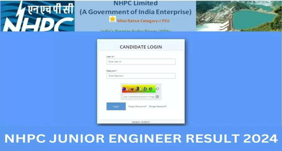 NHPC Limited 2024 Trainee Engineer and Officer Results Announced – Get Your Scorecard and Cutoff