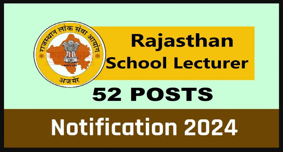 RPSC Sanskrit Lecturer Recruitment 2024: Apply Online for 52 Posts in Rajasthan Education Department