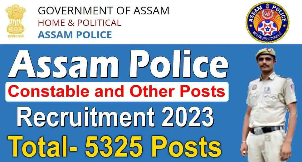 Assam Police Constable Grade-III Recruitment 2024: Apply Online for 271 Posts (Civil Defence & Home Guards)