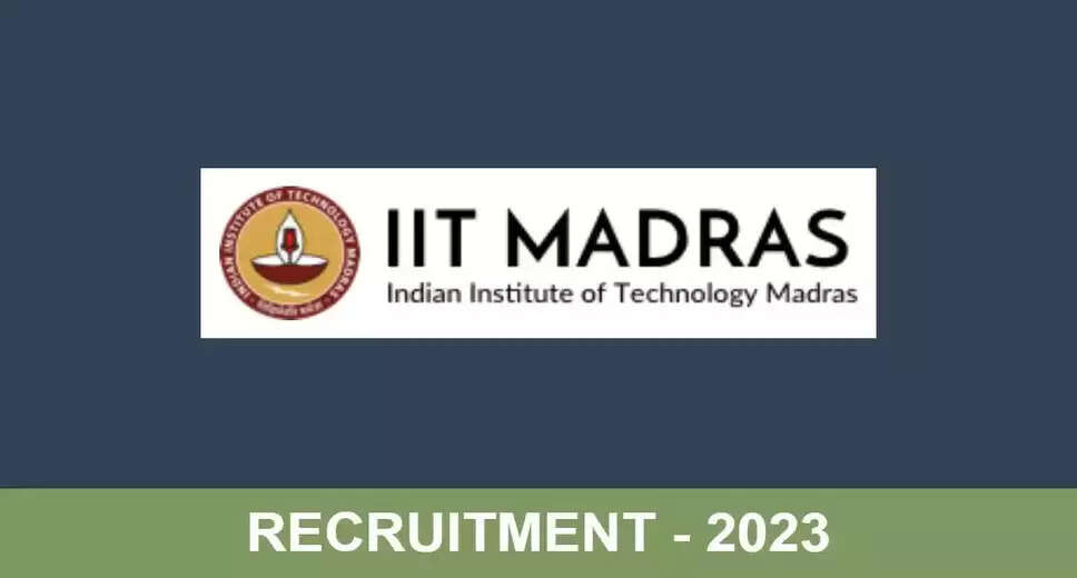 IIT Madras Recruitment 2023: Apply for Principal Engineer Vacancies IIT Madras has recently announced an official notification inviting eligible candidates to apply for the position of Principal Engineer. If you are interested in this exciting opportunity, make sure to submit your application before the last date of 04/08/2023. The job location for this position is in Chennai. Organization: IIT Madras Recruitment 2023 Post Name: Principal Engineer Total Vacancy: 1 Post Salary: Rs.200,000 - Rs.200,000 Per Month Job Location: Chennai Last Date to Apply: 04/08/2023 To apply for IIT Madras Recruitment 2023, candidates must fulfill the qualification requirement, which is a completed M.E/M.Tech degree. For a more detailed description of the qualifications, refer to the official notification provided by IIT Madras. IIT Madras Recruitment 2023 Vacancy Count: The total number of Principal Engineer vacancies available for IIT Madras Recruitment 2023 is 1. IIT Madras Recruitment 2023 Salary: The selected candidates for the Principal Engineer position will receive a monthly salary between Rs. 200,000 to Rs. 200,000. Job Location for IIT Madras Recruitment 2023: Eligible candidates, meeting the specified qualifications, are warmly invited to apply for Principal Engineer vacancies at IIT Madras, located in Chennai. IIT Madras Recruitment 2023 Apply Online Last Date: Interested candidates should carefully review the application instructions before applying for IIT Madras Recruitment 2023. The last date to submit applications is 04/08/2023. Steps to apply for IIT Madras Recruitment 2023: Visit the IIT Madras official website. Look for the IIT Madras Recruitment 2023 notification. Select the Principal Engineer post and read all the details regarding qualifications, job location, and more. Check the mode of application and proceed to apply for IIT Madras Recruitment 2023.