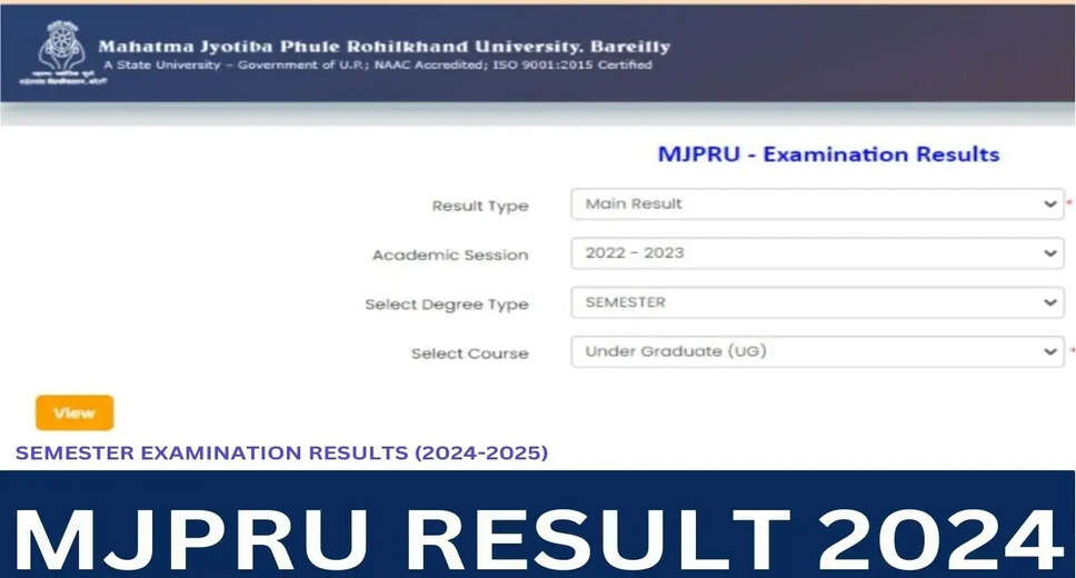 MJPRU University Exam Results 2023 Declared: Download UG & PG Scorecards Now! 