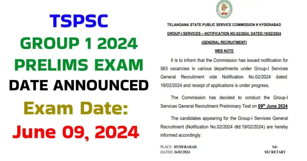 TSPSC Group 1 Prelims Exam Date 2024 Announced Check Exam Schedule And   43ccc0cda36c70b7a387422191e5ff8c 