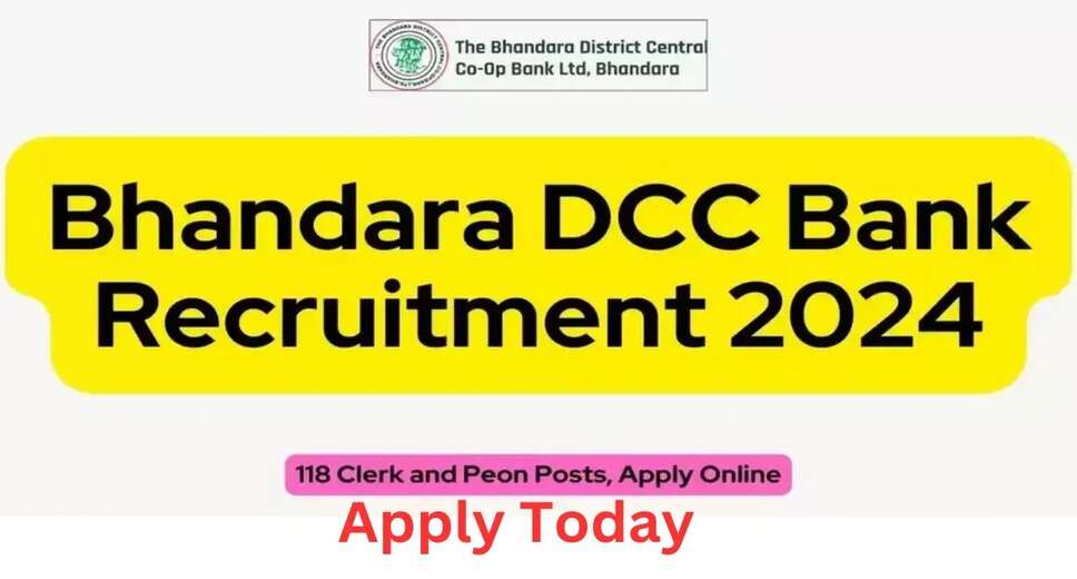 DCCB Satara Junior Clerk and Sepoy Jobs 2024: Online Applications Now Open for 323 Posts