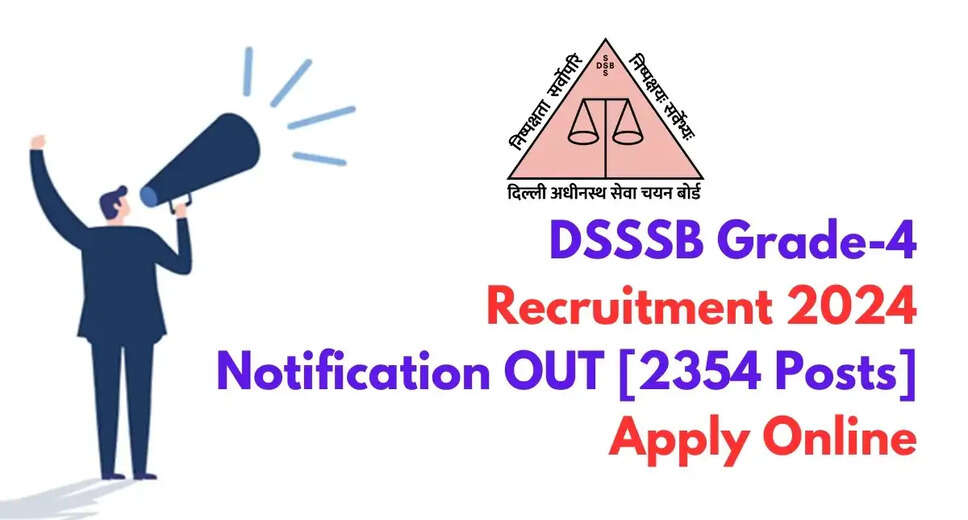 Big Opportunity for Teachers! Delhi DSSSB Releases Notification for 297 PGT Posts - Know How to Apply!