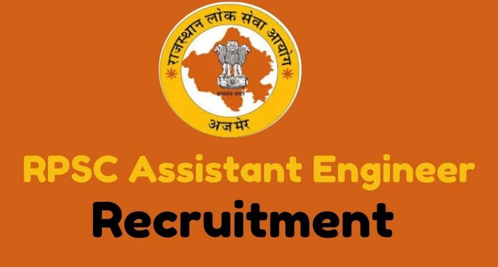 RPSC Assistant Engineer (AE) 2024: Online Applications Open for 1014 Vacancies Across Multiple Disciplines
