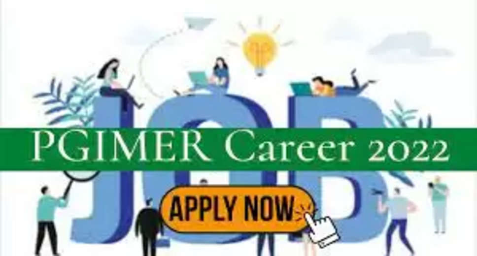 PGIMER Recruitment 2022: A great opportunity has emerged to get a job (Sarkari Naukri) in Postgraduate Institute of Medical Education and Research Chandigarh (PGIMER). PGIMER has sought applications to fill the posts of Research Associate (PGIMER Recruitment 2022). Interested and eligible candidates who want to apply for these vacant posts (PGIMER Recruitment 2022), can apply by visiting the official website of PGIMER pgimer.edu.in. The last date to apply for these posts (PGIMER Recruitment 2022) is 5 January 2023.    Apart from this, candidates can also apply for these posts (PGIMER Recruitment 2022) directly by clicking on this official link pgimer.edu.in. If you want more detailed information related to this recruitment, then you can see and download the official notification (PGIMER Recruitment 2022) through this link PGIMER Recruitment 2022 Notification PDF. A total of 1 post will be filled under this recruitment (PGIMER Recruitment 2022) process.  Important Dates for PGIMER Recruitment 2022  Online Application Starting Date –  Last date for online application - 5 January 2023  PGIMER Recruitment 2022 Posts Recruitment Location  Chandigarh  Details of posts for PGIMER Recruitment 2022  Total No. of Posts - Research Associate - 1 Post  Eligibility Criteria for PGIMER Recruitment 2022  Research Associate - Ph.D degree in Life Science from recognized institute with experience  Age Limit for PGIMER Recruitment 2022  The age of the candidates will be valid 35 years.  Salary for PGIMER Recruitment 2022  Research Associate – 47000/-  Selection Process for PGIMER Recruitment 2022  Will be done on the basis of written test.  How to apply for PGIMER Recruitment 2022  Interested and eligible candidates can apply through the official website of PGIMER (pgimer.edu.in) by 5 January 2023. For detailed information in this regard, refer to the official notification given above.    If you want to get a government job, then apply for this recruitment before the last date and fulfill your dream of getting a government job. You can visit naukrinama.com for more such latest government jobs information.