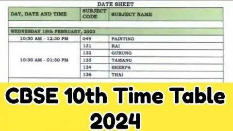 CBSE Board Exam 2024 Timetable Undergoes Changes, Check Revised Dates