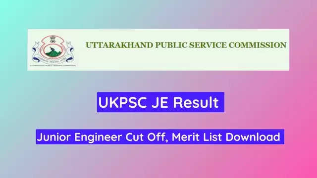UKPSC Executive Officer, Tax & Revenue Inspector 2023: Exam Result & Cut Off Marks Published