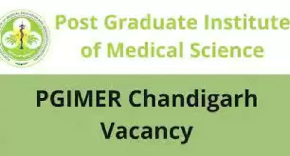 PGIMER Recruitment 2023: Apply for Training Coordinator Vacancies If you're looking for a job as a Training Coordinator, PGIMER has recently released a notification for the recruitment of eligible candidates for the post. Read on to know more about the PGIMER Recruitment 2023 and apply for the job before the last date. PGIMER Recruitment 2023 Vacancy Details PGIMER is currently hiring for two Training Coordinator vacancies in Chandigarh. Candidates who meet the eligibility criteria can apply for the job before 31/03/2023. PGIMER Recruitment 2023 Qualification Candidates who are interested in applying for the PGIMER Recruitment 2023 must have a Bachelor's degree in Arts or Science (B.A/B.Sc) from a recognized university. For more details, visit the official website of PGIMER. PGIMER Recruitment 2023 Salary The pay scale for the PGIMER Recruitment 2023 is Rs.16,000 - Rs.16,000 per month. PGIMER Recruitment 2023 Application Procedure To apply for the PGIMER Recruitment 2023, follow these steps: Step 1: Visit the official website of PGIMER. Step 2: Check the latest notification regarding the PGIMER Recruitment 2023 on the website. Step 3: Read the instructions in the notification entirely before proceeding. Step 4: Apply or fill the application form before the last date. PGIMER Recruitment 2023 Official Website For more information regarding the PGIMER Recruitment 2023, visit the official website of PGIMER at pgimer.edu.in.