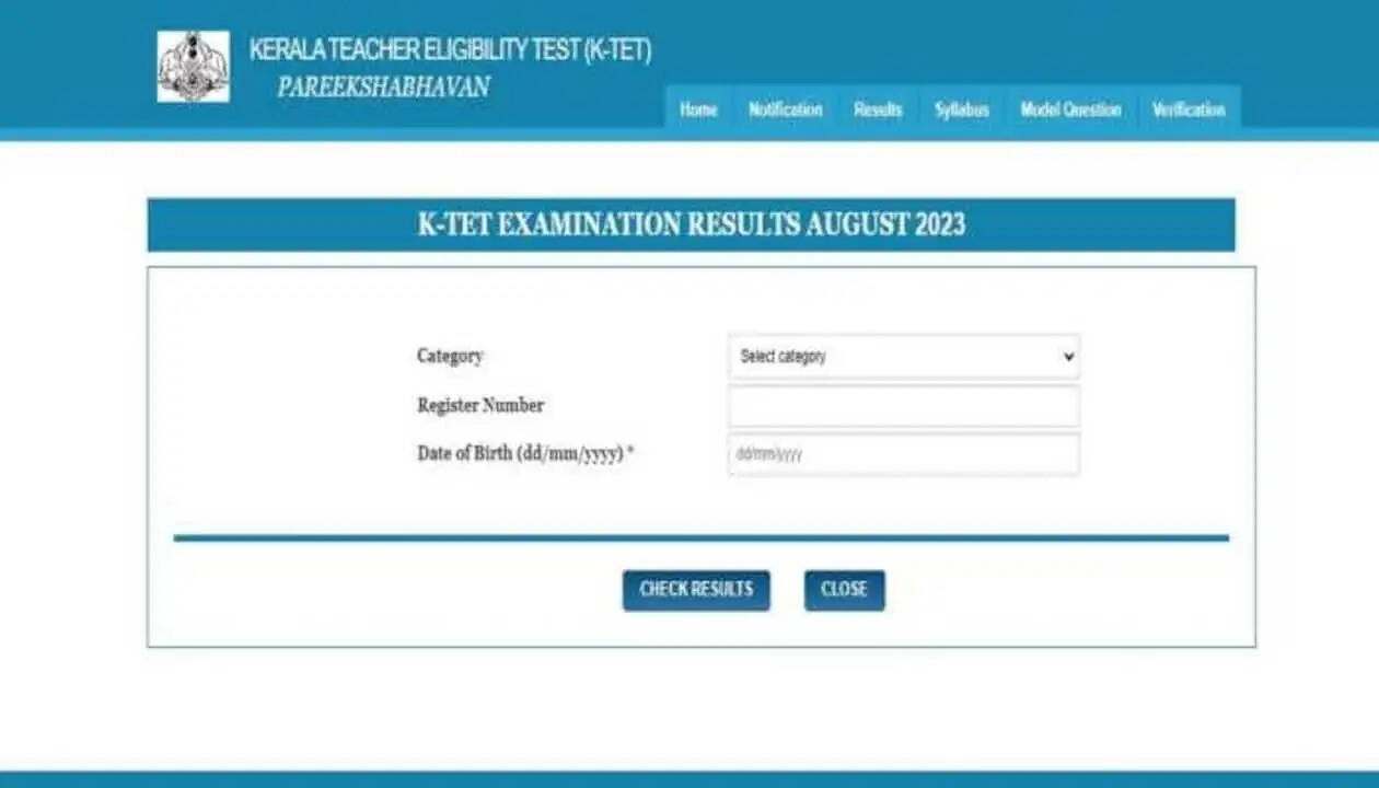 Kerala TET 2023 Admit Card to be Released Today, Download at ktet.kerala.gov.in