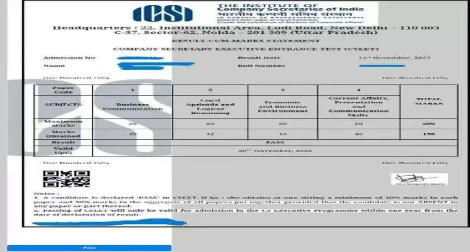ICSI CSEET May 2024 Result Date and Time Revealed: Check Tomorrow at icsi.edu