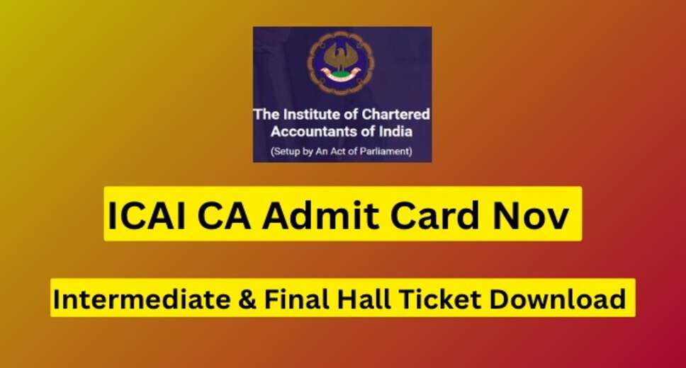 ICAI CA Admit Card: सीए इंटर फाइनल का एडमिट कार्ड जारी, ऐसे करें डाउनलोड show me 10 titles of other website which have posted LAtest similar content with diffrent title in hindi and also mention the website name infront of titles. also write some unique titles according to other websites.