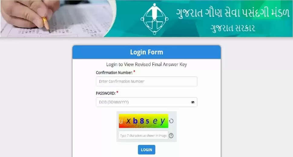 Gujarat Forest Guard Exam 2024: Revised Final Answer Key cum Response Sheet Published - Check Here