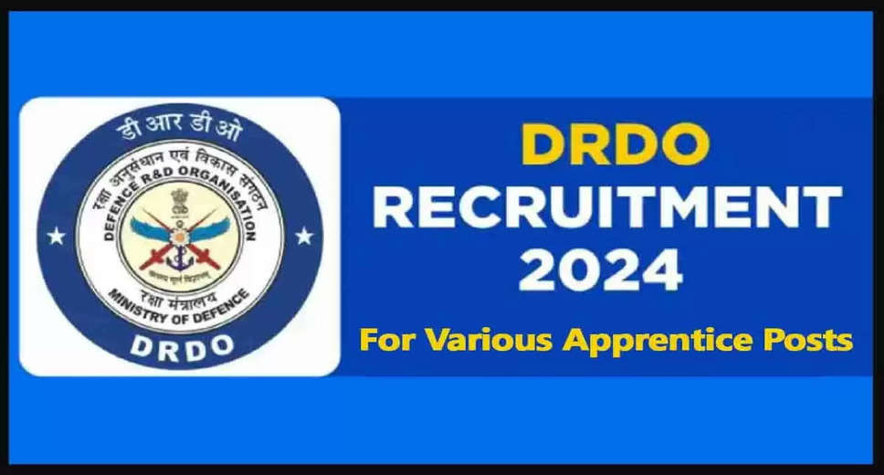 DRDO ITI Apprentice Recruitment 2024: Online Applications Open for 127 Vacancies