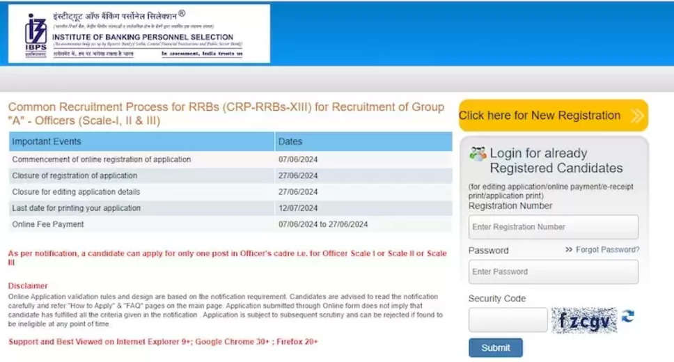 IBPS RRB Officer Scale-I 2024 Prelims Results Declared: Check Your Scores Now