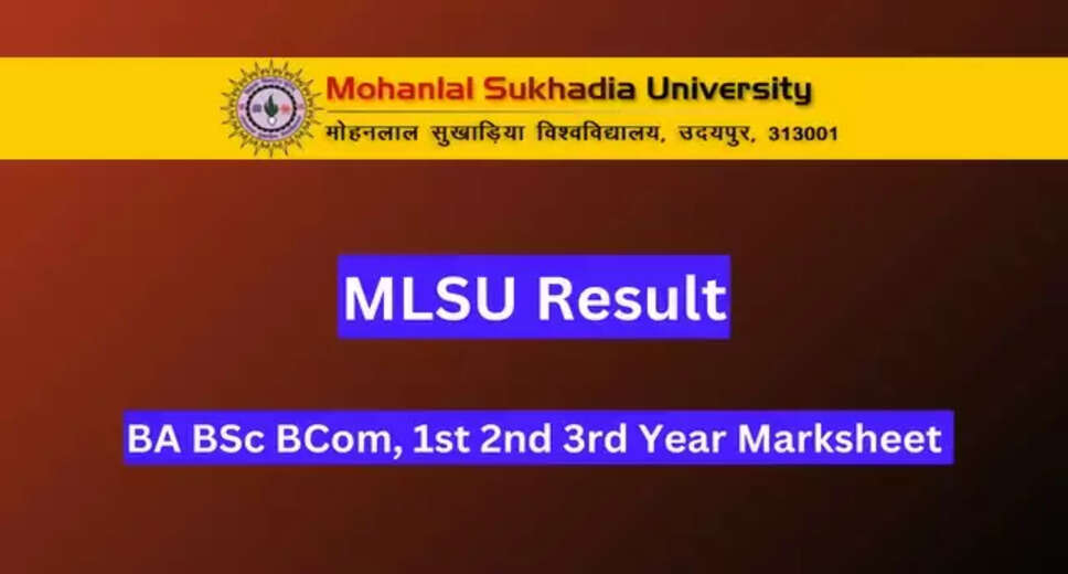 MLSU UG and PG Results 2024 Declared – Download Your Marksheet at mlsu.ac.in