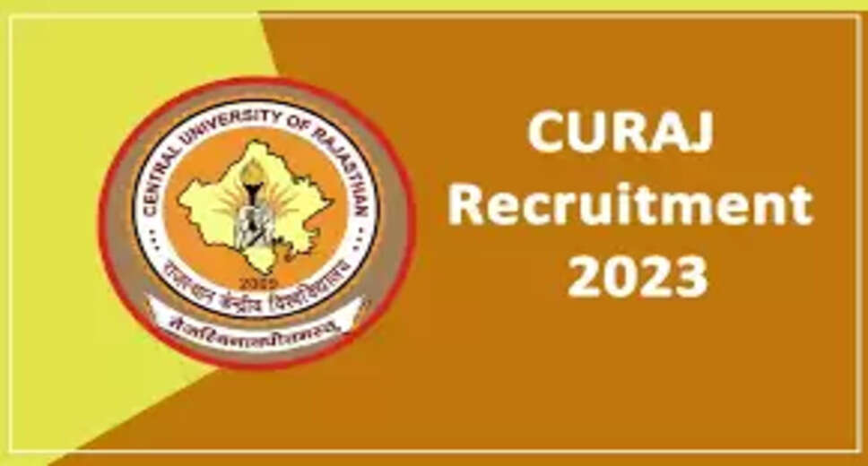 Central University of Rajasthan Recruitment 2023: Apply Now for Assistant Professor Vacancies The Central University of Rajasthan has released a recruitment notification for the post of Assistant Professor. Candidates who are interested in applying for this position can head to the official website of the university to fill in their application. In this blog post, we will cover all the essential details about the Central University of Rajasthan Recruitment 2023, such as vacancy count, salary, job location, and more. Organization: Central University of Rajasthan Recruitment 2023 Post Name: Assistant Professor Total Vacancy: 2 Posts Salary: Not Disclosed Job Location: Ajmer Walk-in Date: 13/03/2023 Official Website: curaj.ac.in Similar Jobs: Govt Jobs 2023 Qualification for Central University of Rajasthan Recruitment 2023 According to the official notification, candidates who are willing to apply for the position of Assistant Professor should have completed their M.A. degree. However, it is advisable to check the official notification for complete information regarding the qualifications required for the position. Central University of Rajasthan Recruitment 2023 Vacancy Count The Central University of Rajasthan has two vacancies for the post of Assistant Professor in Ajmer. Interested and eligible candidates can download the official notification from the website and apply for the job. Central University of Rajasthan Recruitment 2023 Salary The salary for the Assistant Professor position at the Central University of Rajasthan has not been disclosed. However, candidates can refer to the official notification for complete details regarding the pay scale. Job Location for Central University of Rajasthan Recruitment 2023 The job location for the Assistant Professor position is in Ajmer. The Central University of Rajasthan prefers candidates who are willing to serve in the preferred location. Central University of Rajasthan Recruitment 2023 Walk-in Date The walk-in date for the Central University of Rajasthan Recruitment 2023 is 13/03/2023. Candidates who are interested in applying for the job should be on time and carry all the necessary documents. Central University of Rajasthan Recruitment 2023 - Walk-in Process All the details regarding the Central University of Rajasthan Recruitment 2023 walk-in process can be found in the official notification. Candidates can head to the official website and download the notification for more information.
