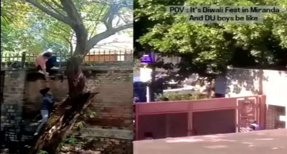 Miranda College viral video: Delhi Police lodges FIR against men seen climbing boundary wall