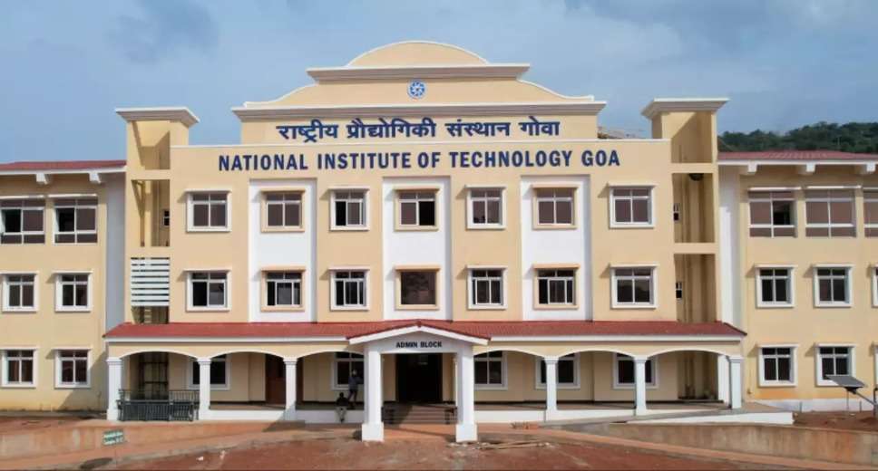 NIT Goa Recruitment 2023: Apply for 01 Research Associate @ nitgoa.ac.in