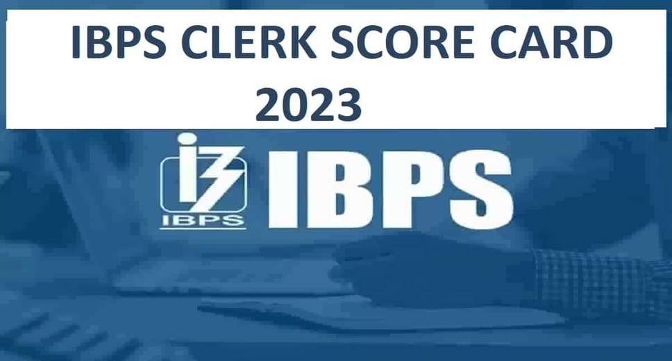 IBPS CRP Clerk XIII स्कोर कार्ड 2023 - स्कोर कार्ड जारी
