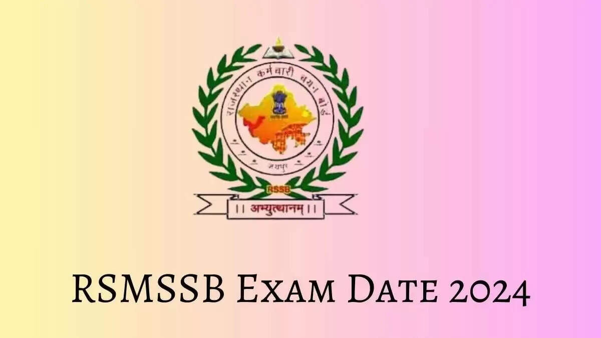 RSMSSB Exam Dates 2024 Out! Computer & CHO Posts Exam on March 3rd